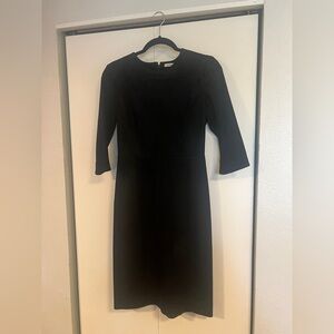 Babaton Timeless Black Midi Sleeve Dress